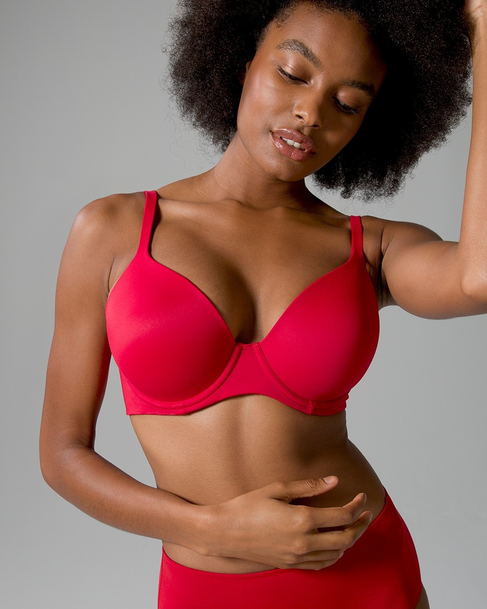 Soma Embraceable Push Up Bra, Red