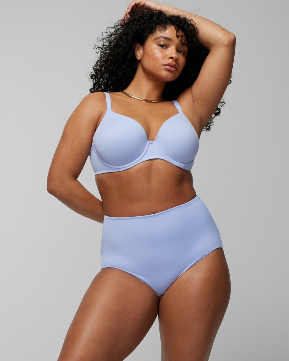 Soma Embraceable Perfect Coverage Bra In Tinted Lavender