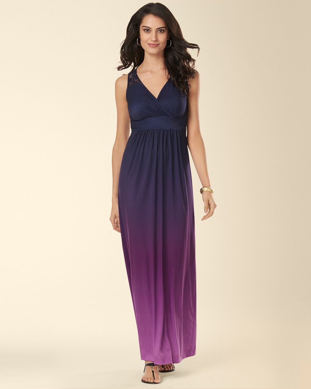 crochet lace maxi dress