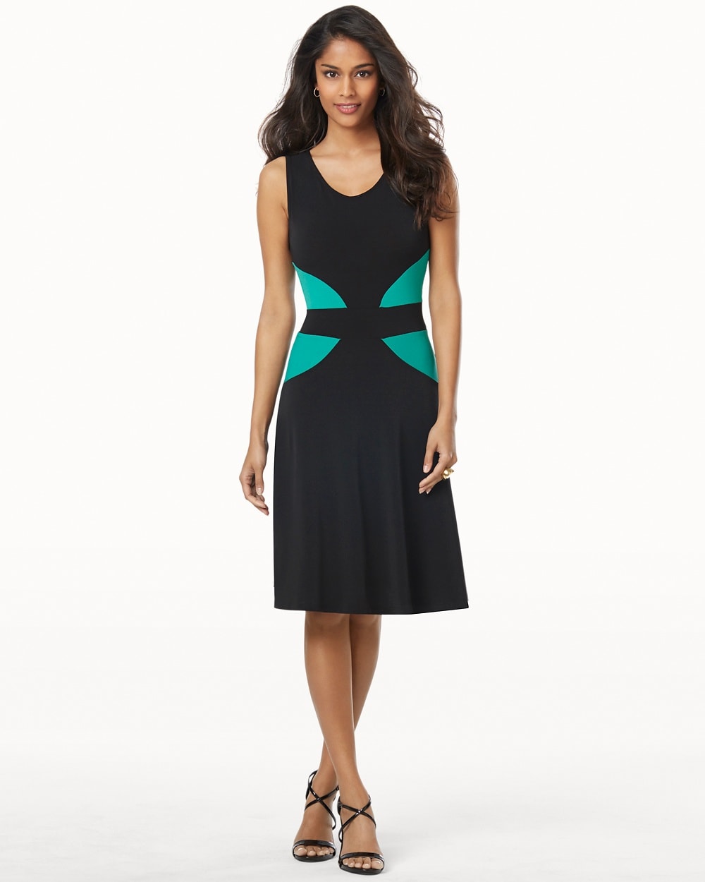 Sleeveless Fit and Flare Dress - Soma