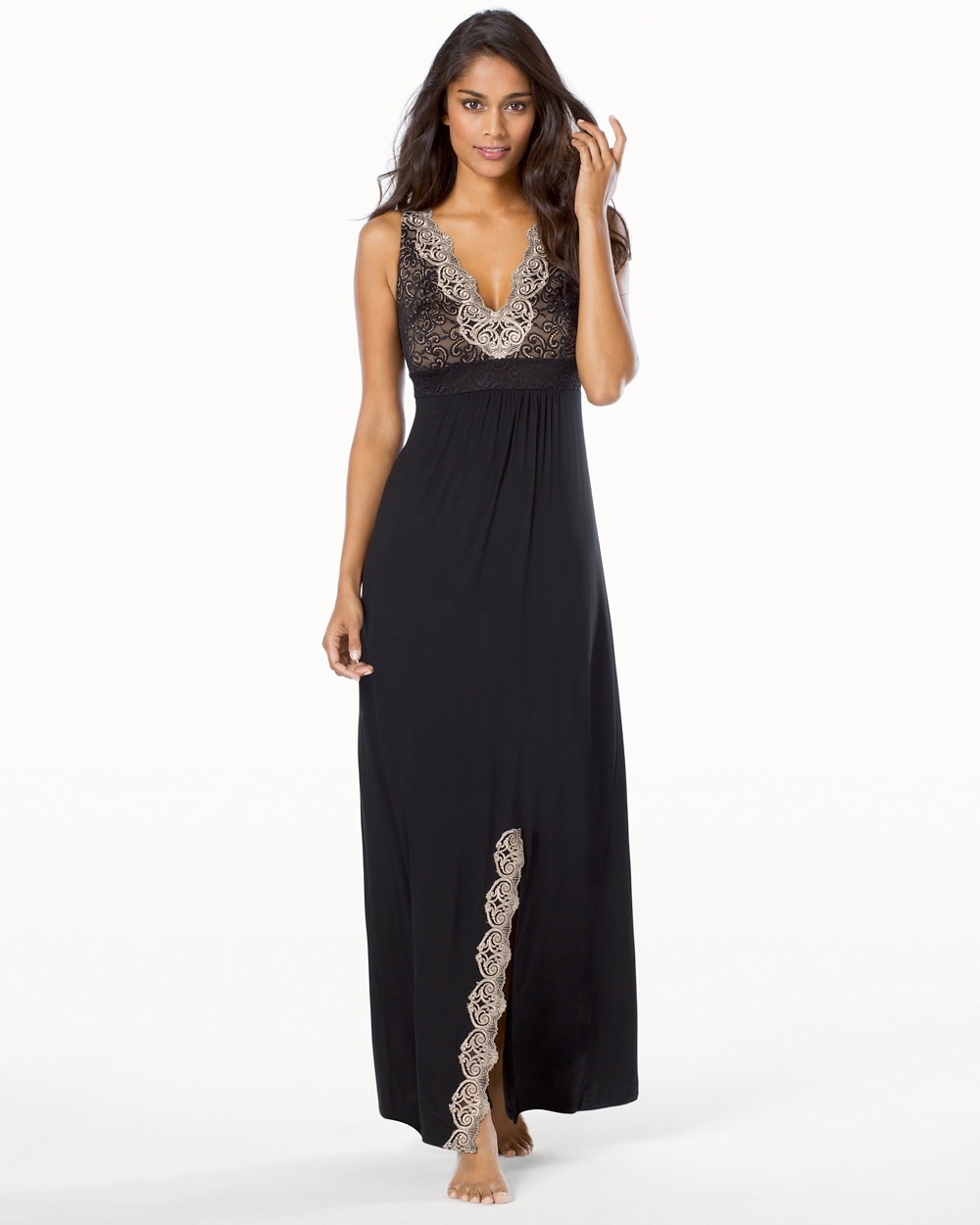 Limited Edition Sensuous Scroll Long Nightgown - Shop Chemises & Gowns ...