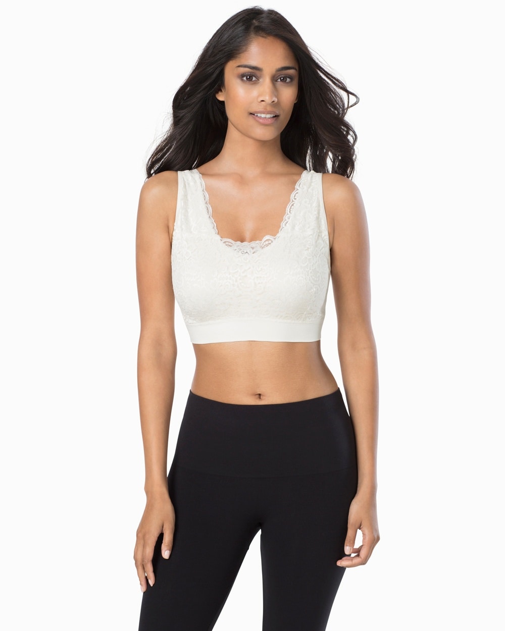 Seamfree Bralette With Lace