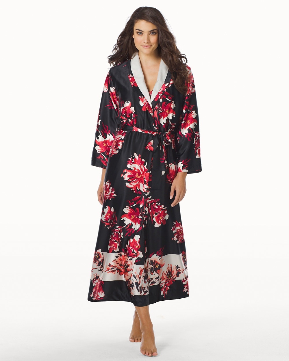 Oscar de la Renta Silky Charmeuse Long Robe