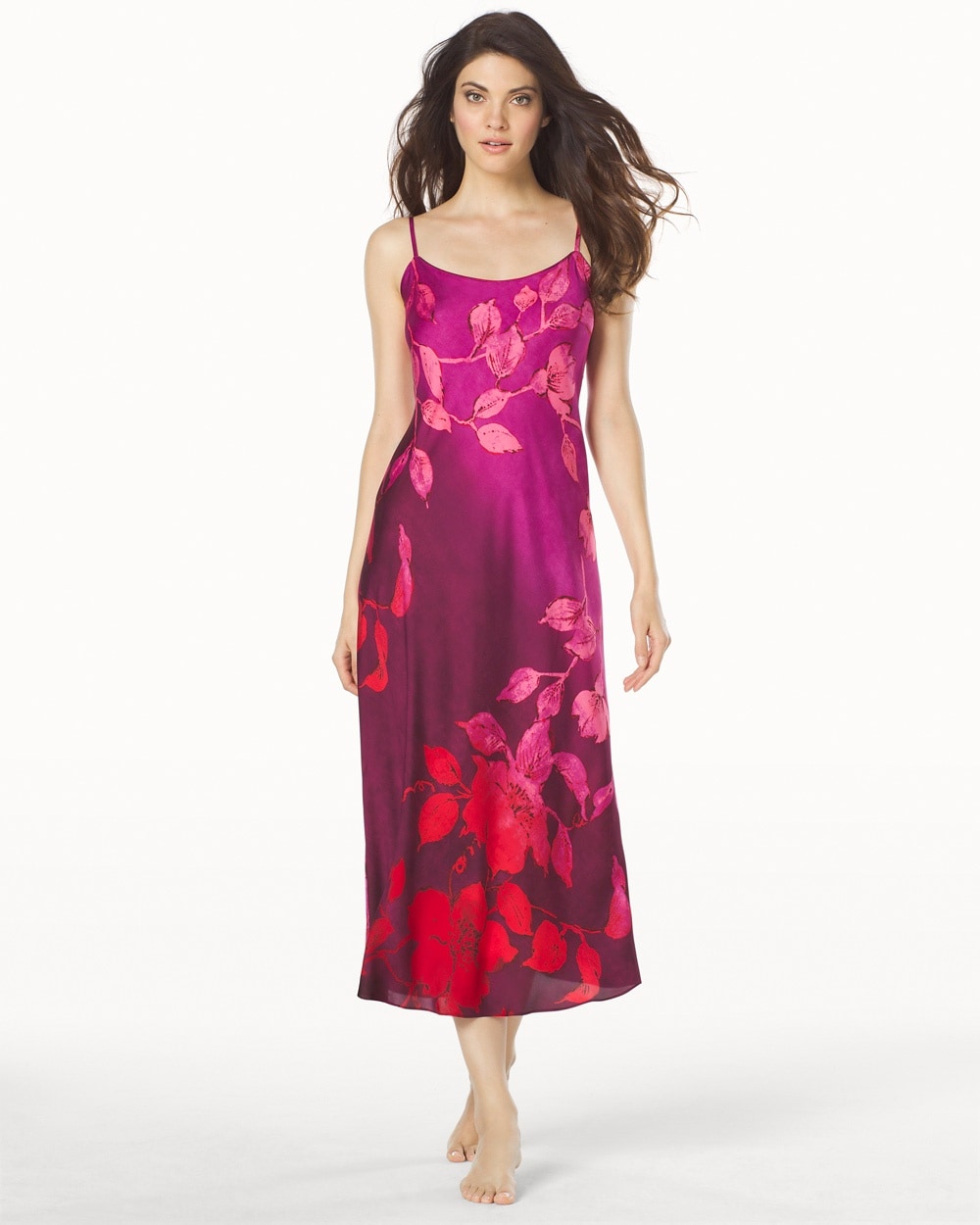 Natori Sophia Silky Long Nightgown