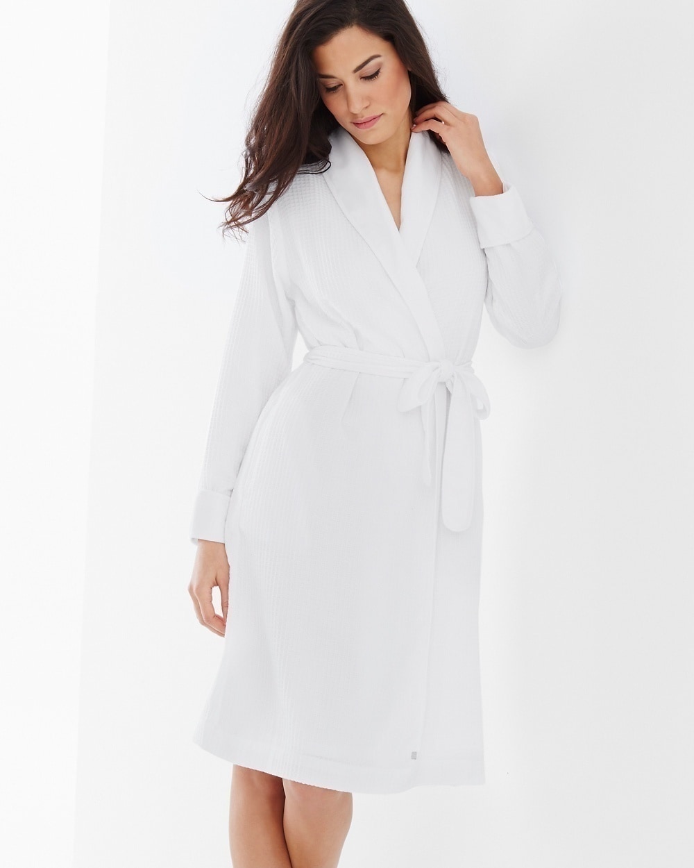 iRelax Woven Waffle Long Robe