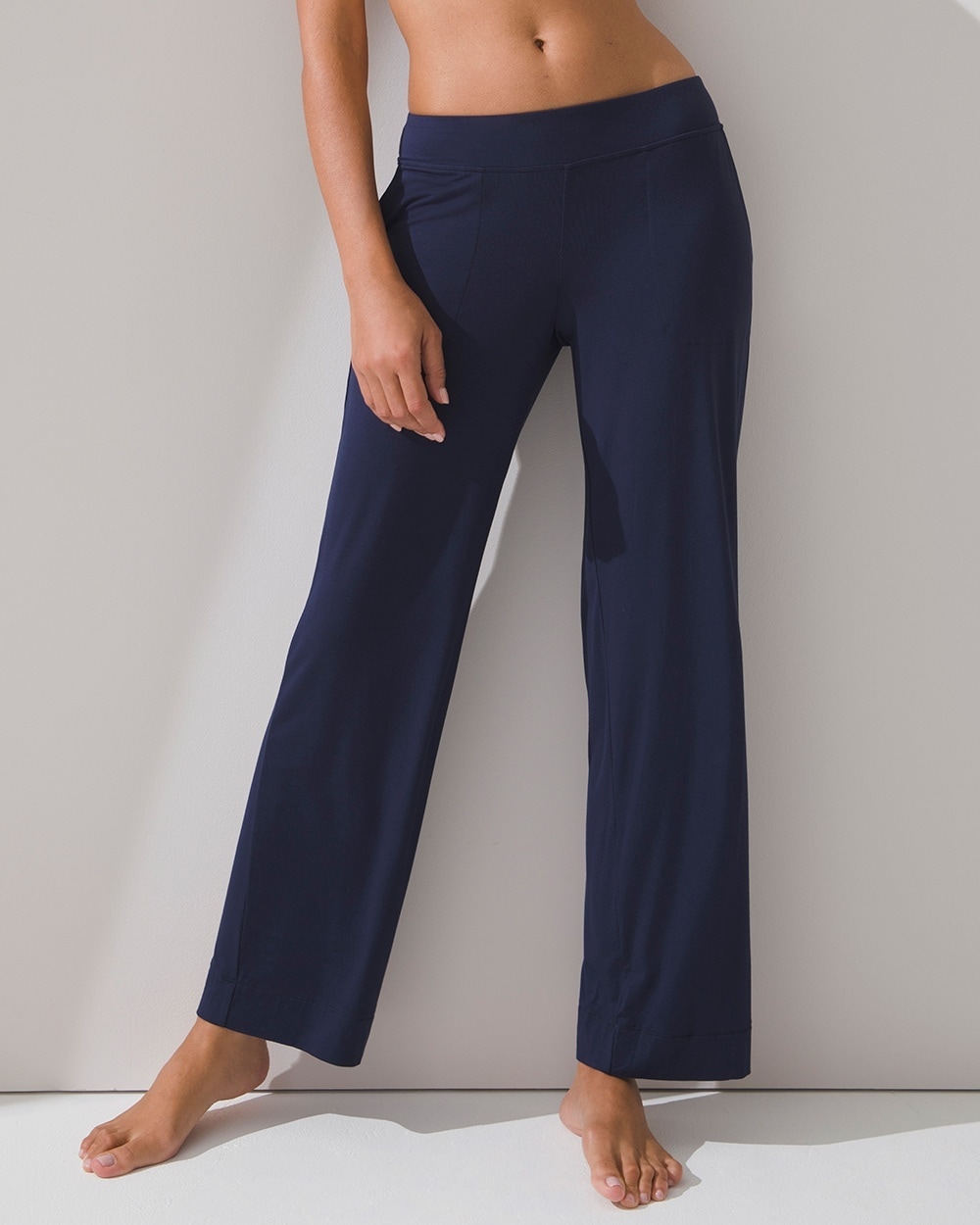 Soma Cool Nights Pajama Pants In Nightfall Navy Blue