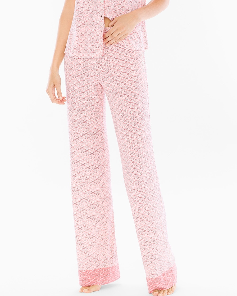 Cool Nights Pajama Pants Dynamic Dot Ivory Tall