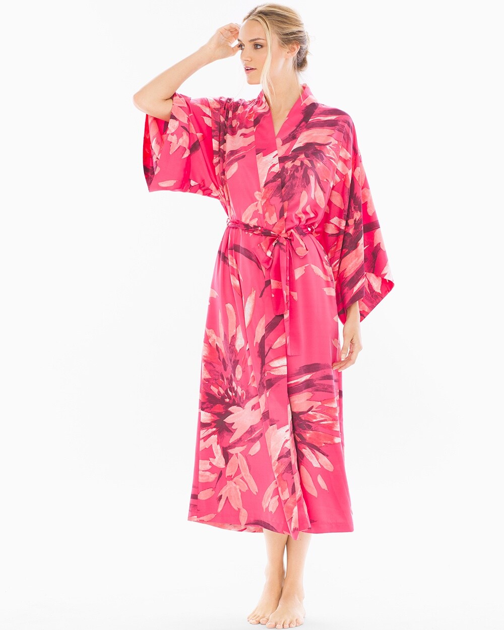 Natori Dahlia Robe Posy