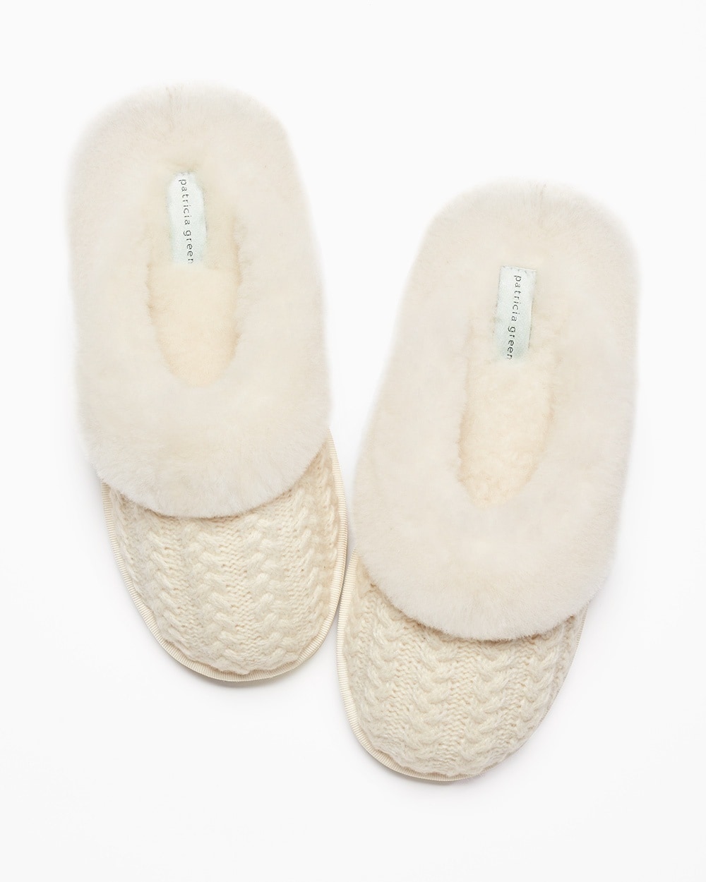 Patricia Green Vail Slippers Ivory