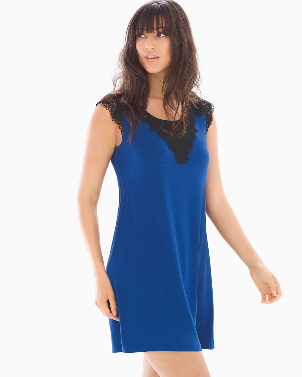 Regal Lace Short Nightgown