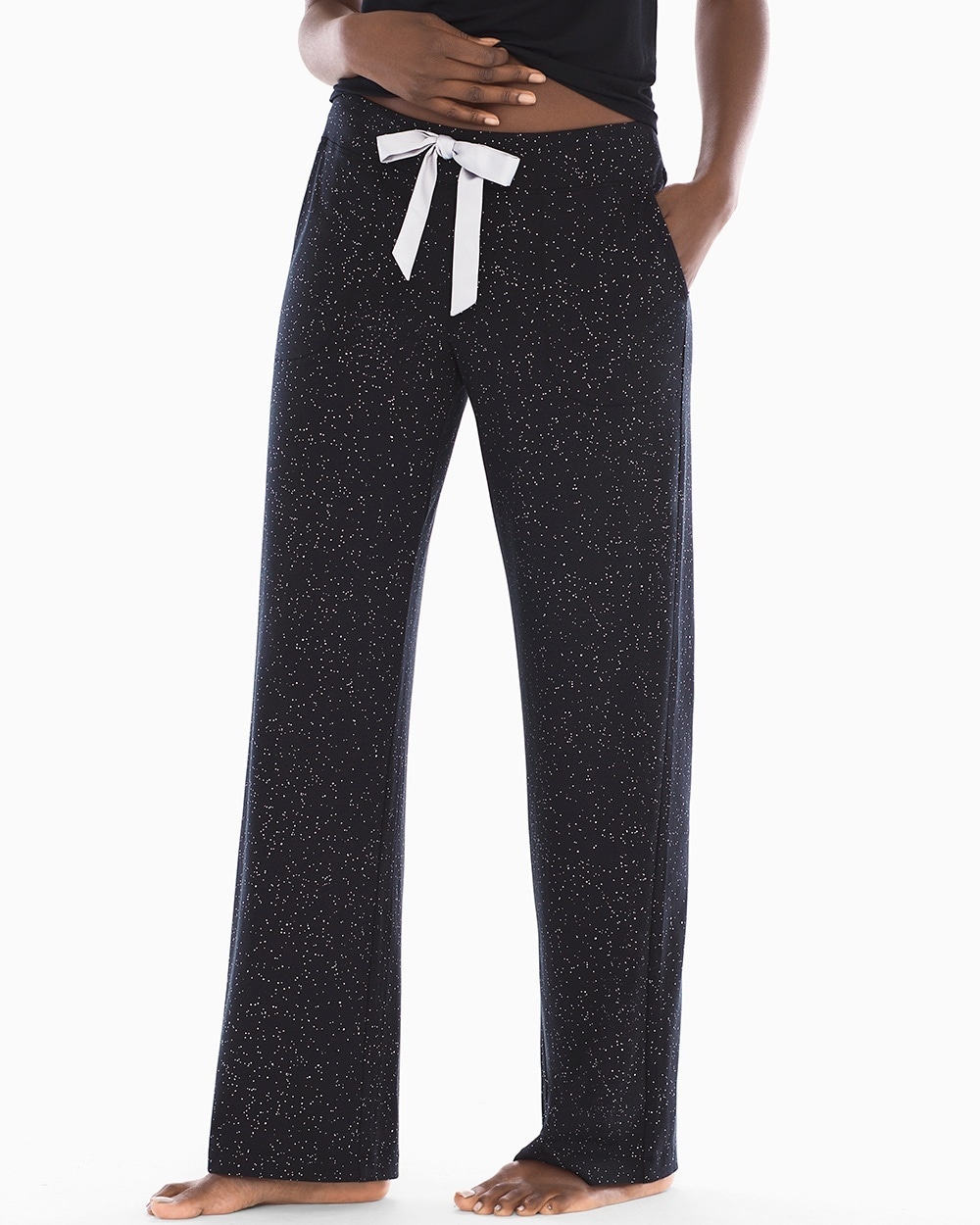 Embraceable Pajama Pants Glittered Black - Soma