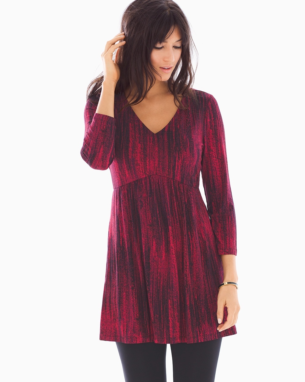 Soft Jersey V-Neck Tunic