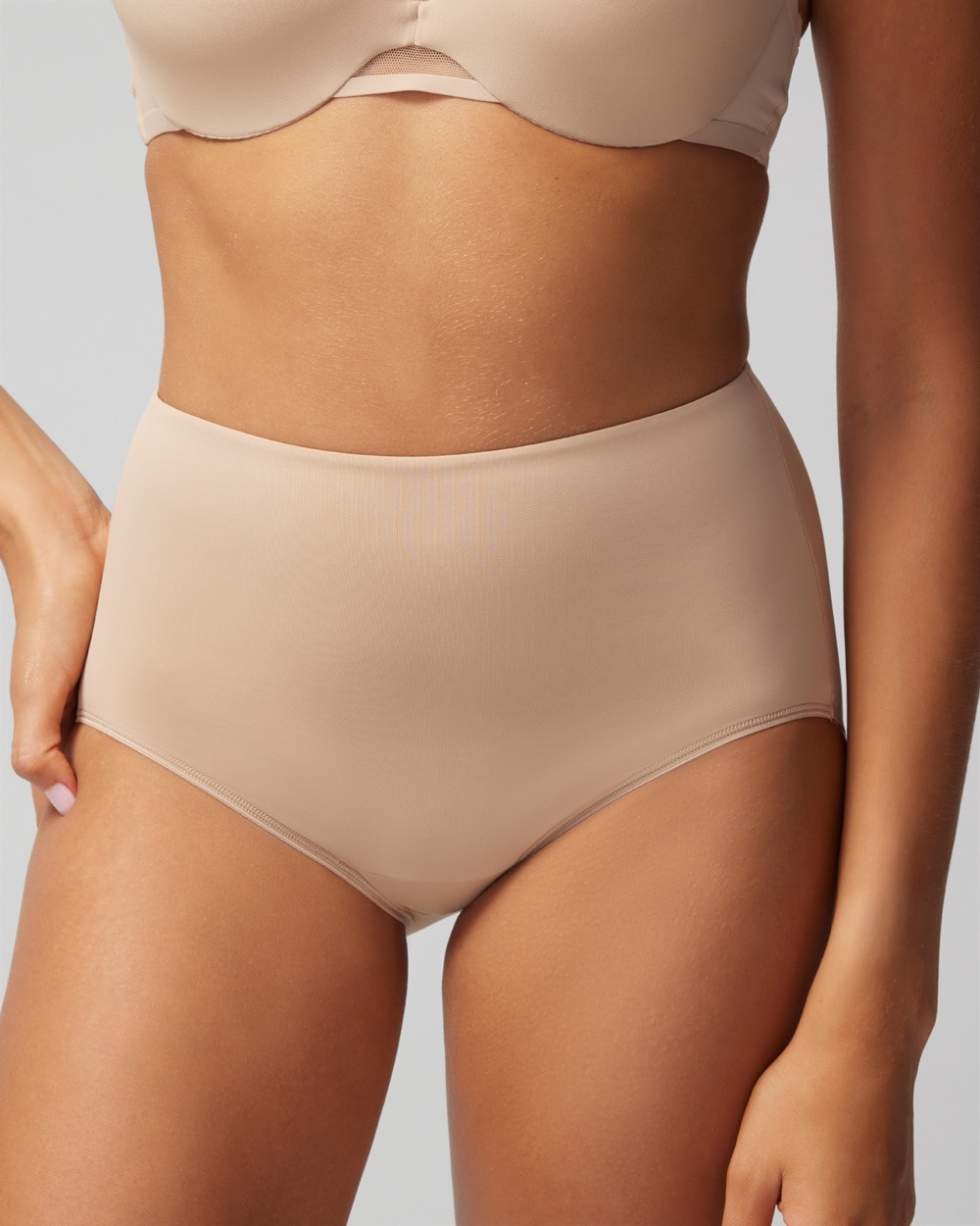 Soma Vanishing Edge High Waist Sculpting Shapewear, Nude