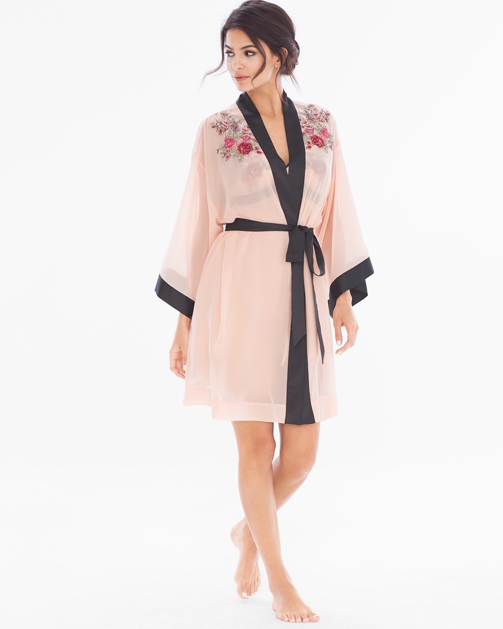 Limited Edition Lace Affaire Short Robe Rose Blush