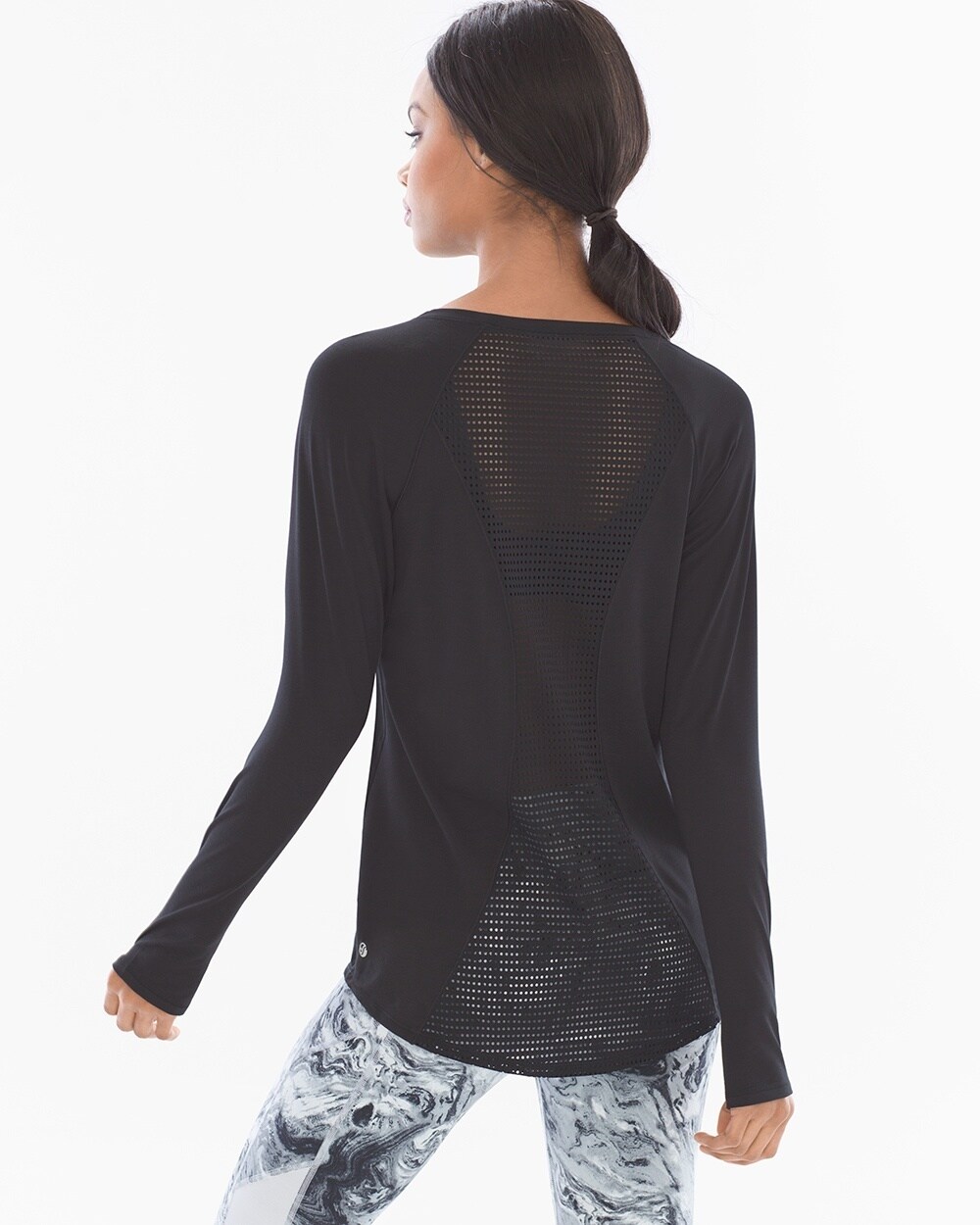 Soma Sport Mesh Back Layering Long Sleeve Tee