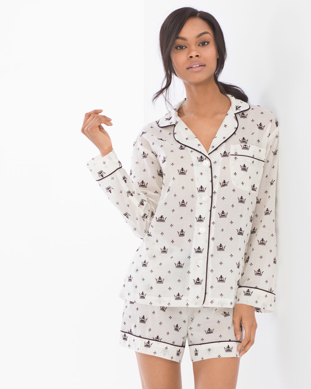 Bedhead Cotton Flocked Shorty Pajama Set