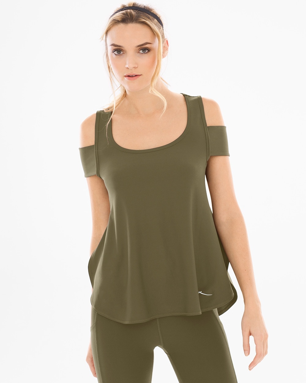 X by Gottex Cold Shoulder Top