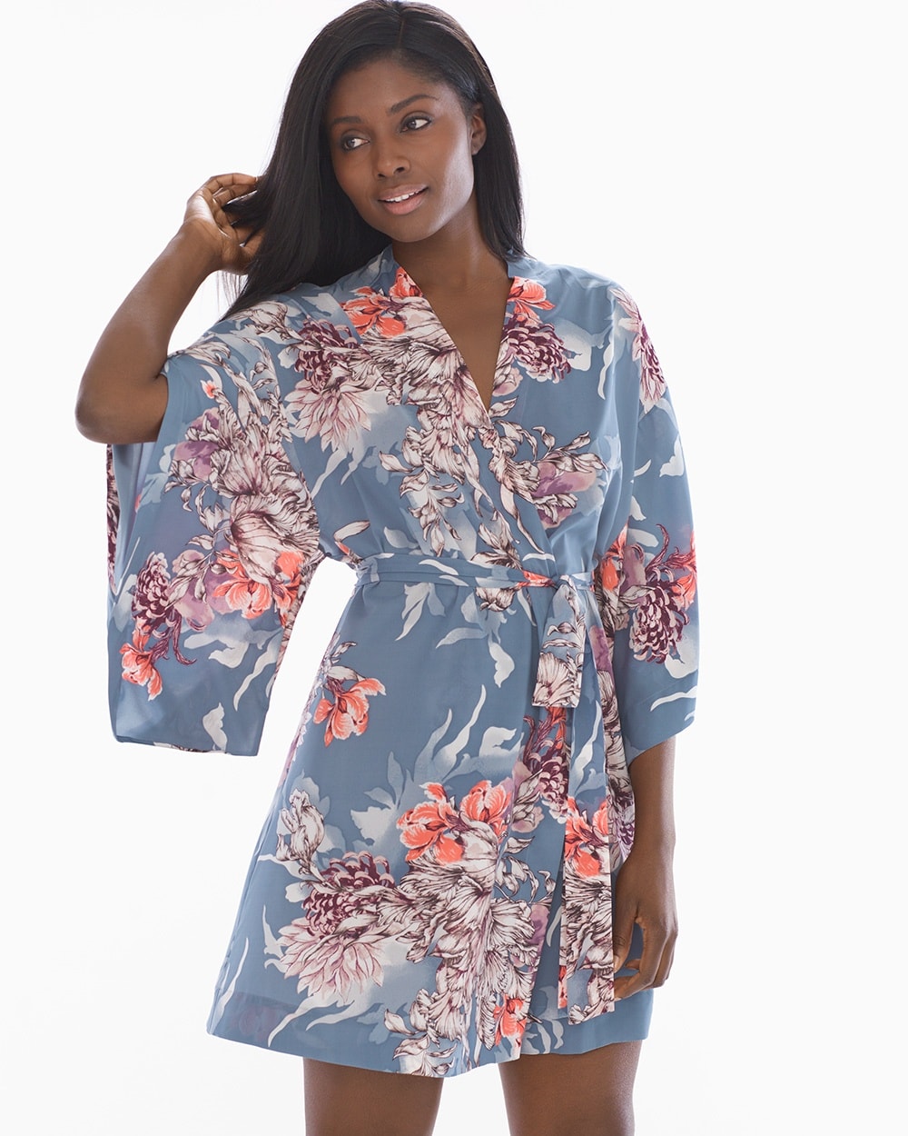 Chemise and top matching robe