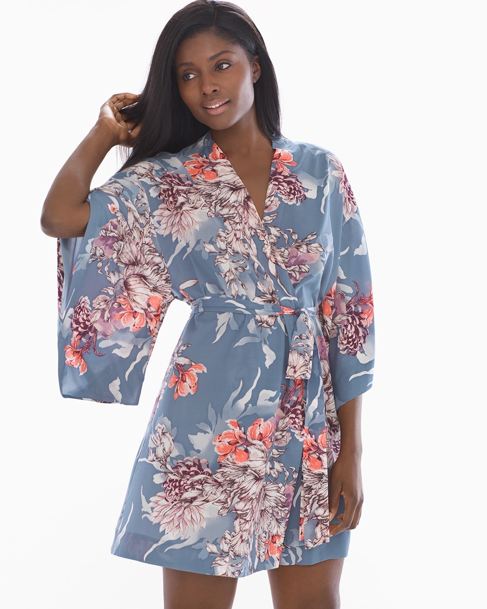 Limited Edition Artist Brush Chiffon Robe