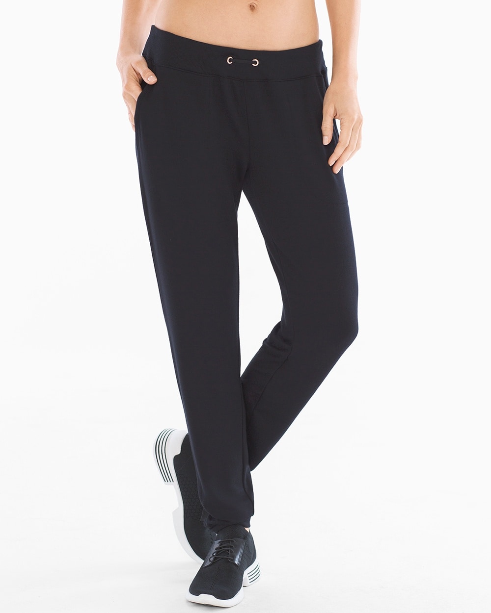French Terry Shirred Bottom Pants
