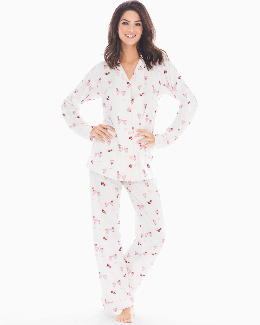 BedHead Knit Cotton-Blend Pajama Set