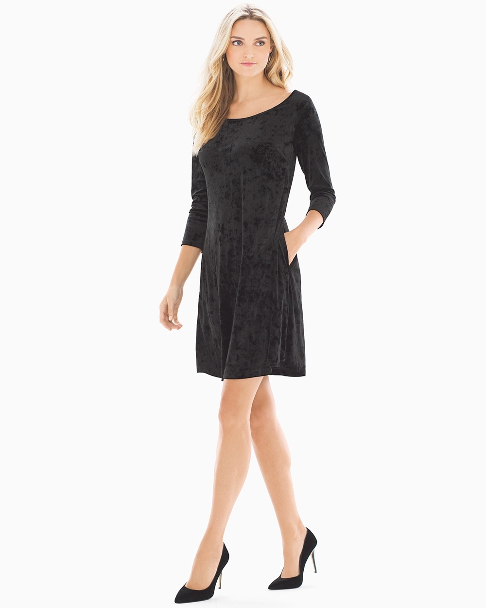 Panne Velvet Dress