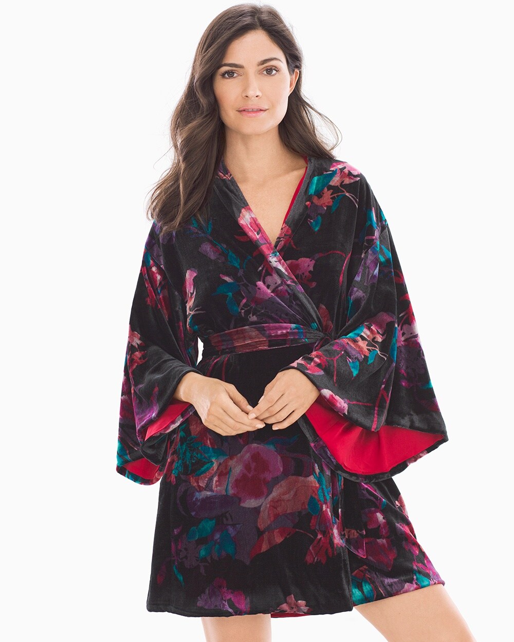 Limited Edition Velvet Noir Short Robe