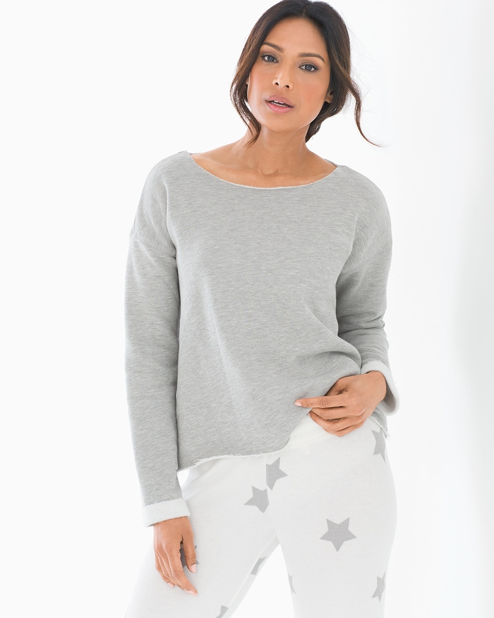 PJ Salvage Star Light Long Sleeve Pajama Top