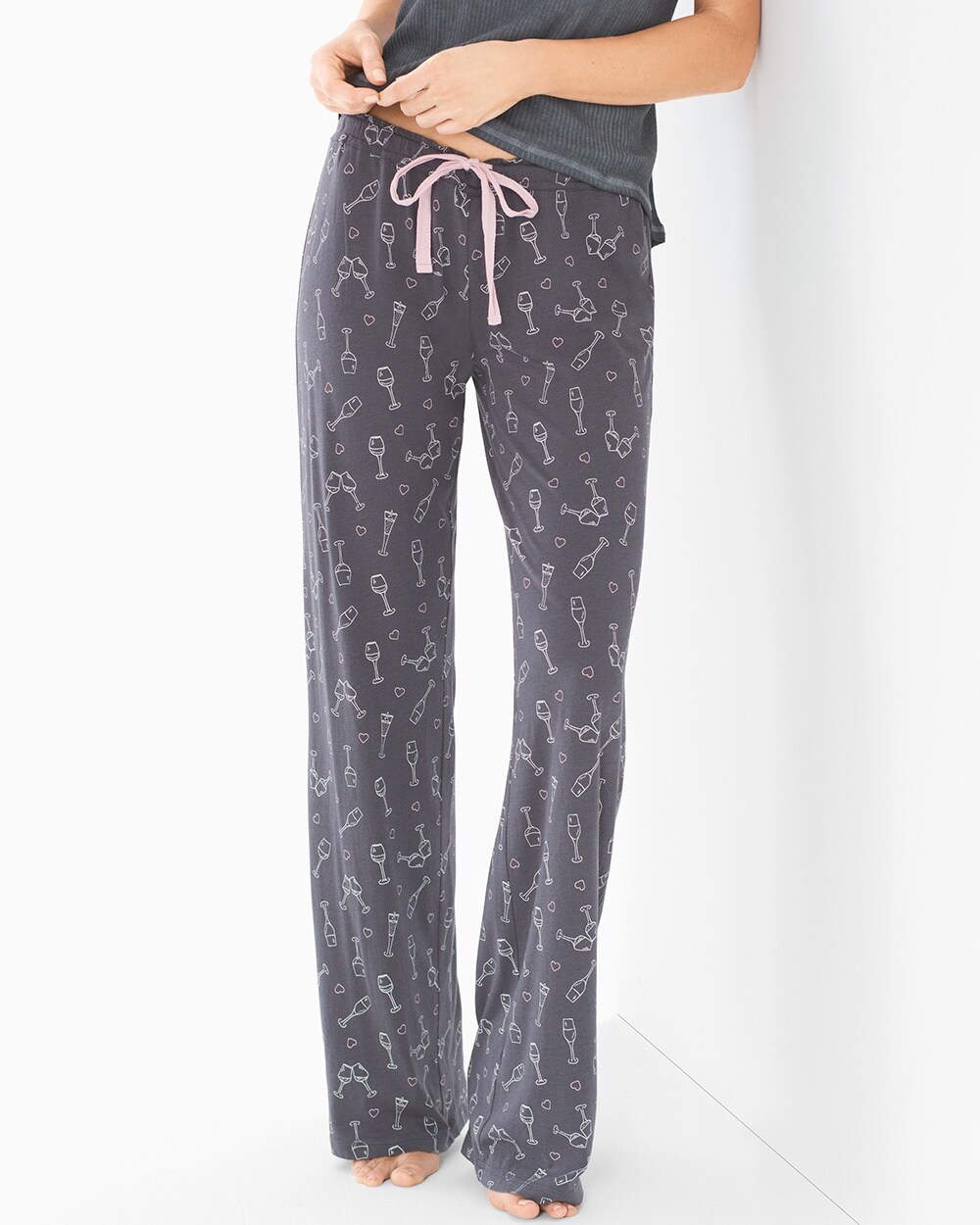 PJ Salvage Love Revolution Pajama Pants Grey