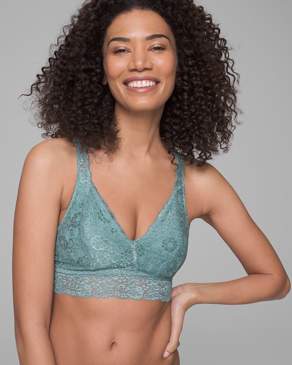 Soma Lace Plunge Bralette