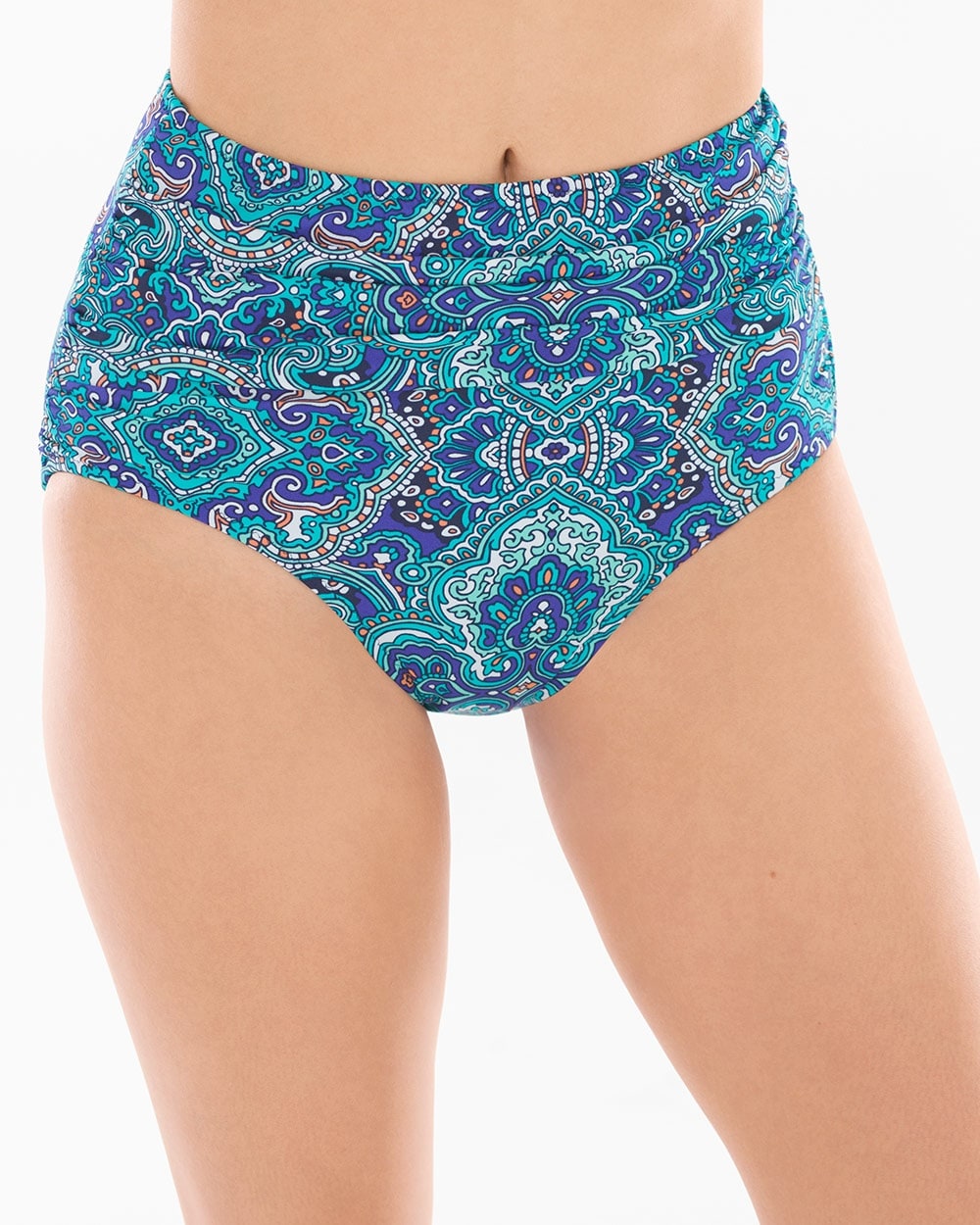 Soma Swim Shirred Retro Brief Swim Bottom