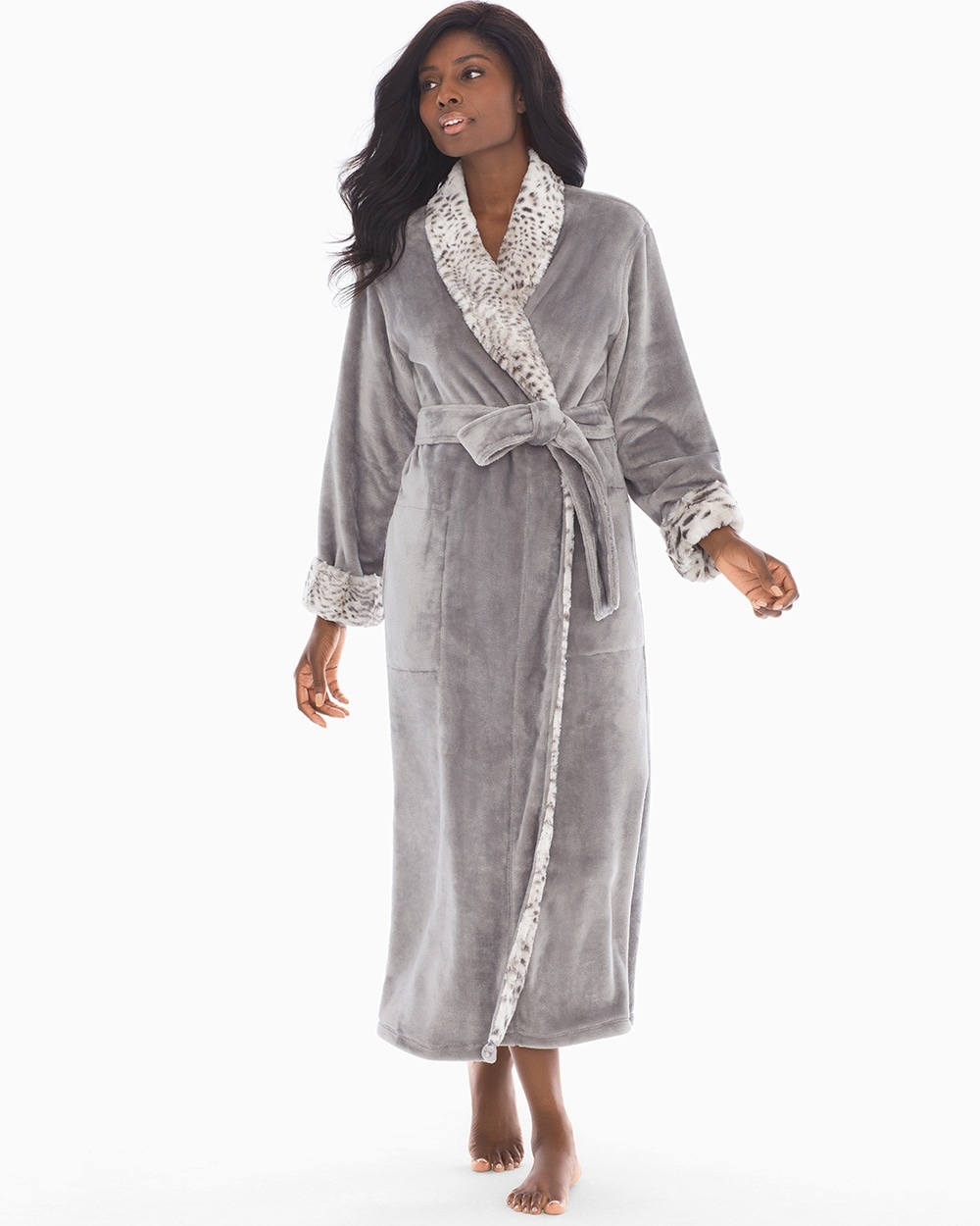 Natori Snow Lynx Robe