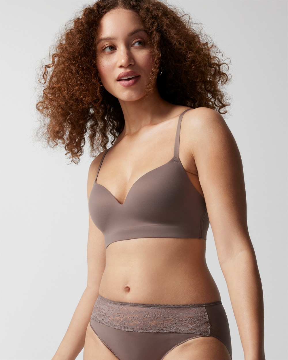 Soma Enbliss Wireless Bra, Mochaccino