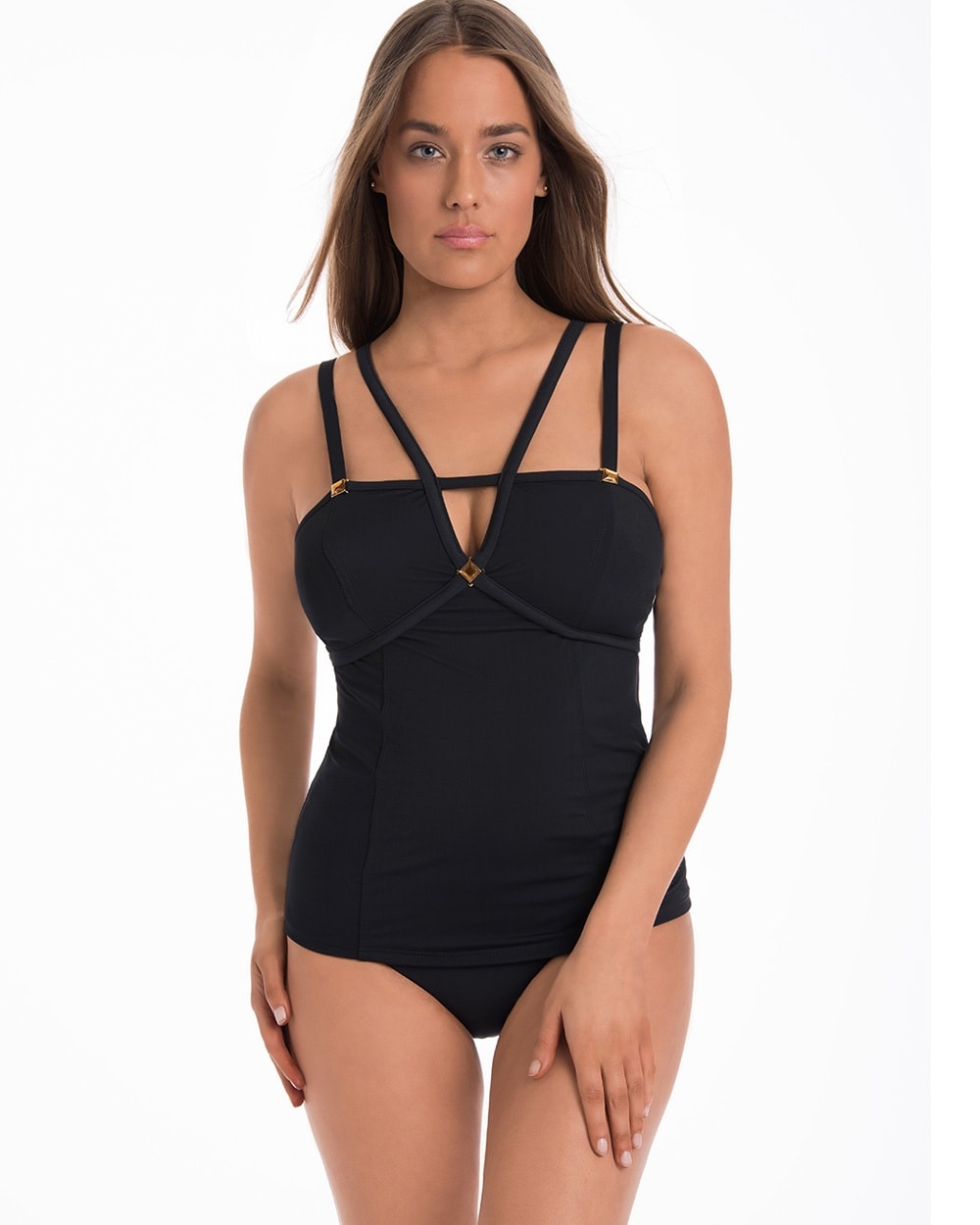 Amoressa by Miraclesuit Diamonds Are Forever Roxy Tankini Swim Top