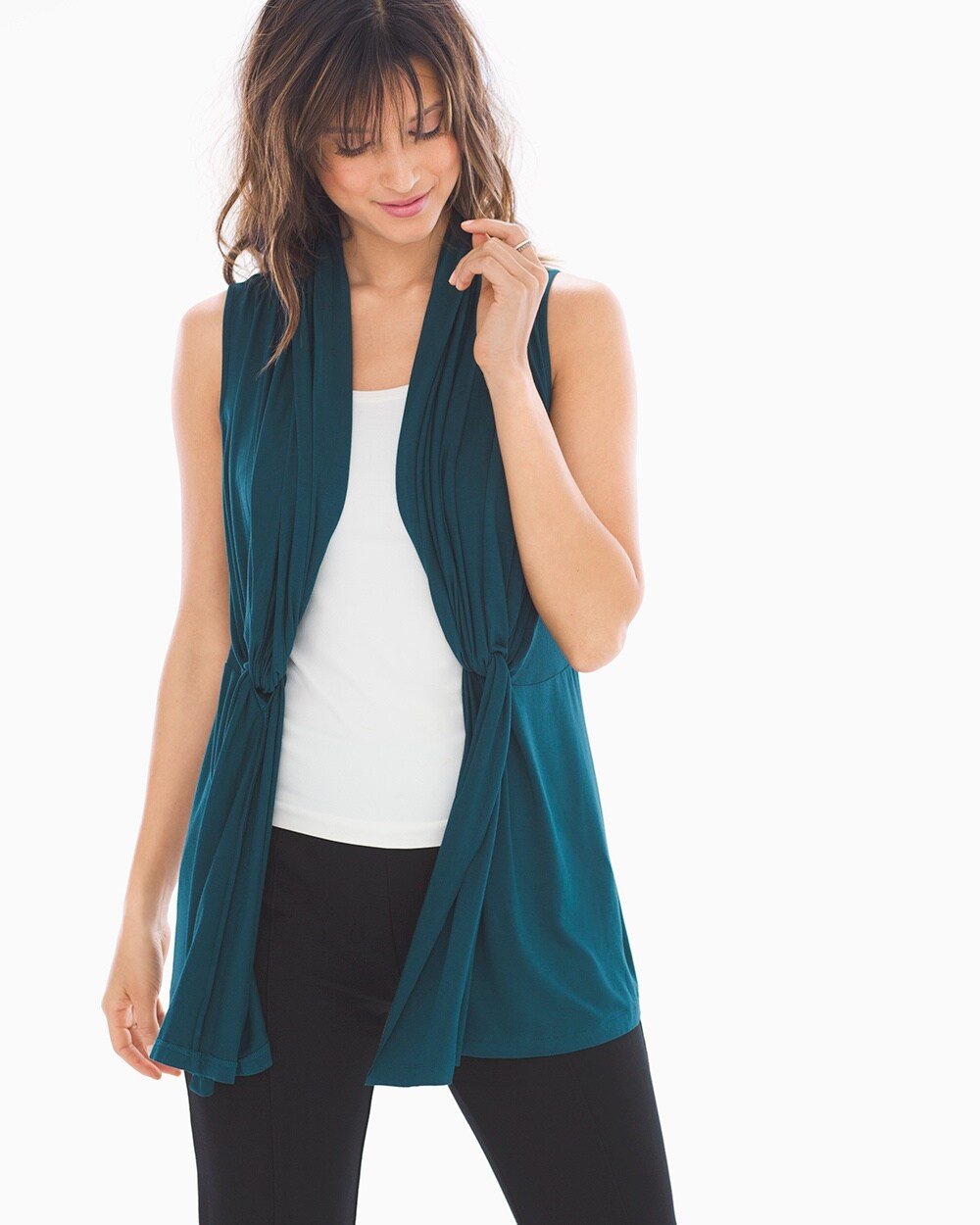 Soft Jersey Sleeveless Vest Wrap