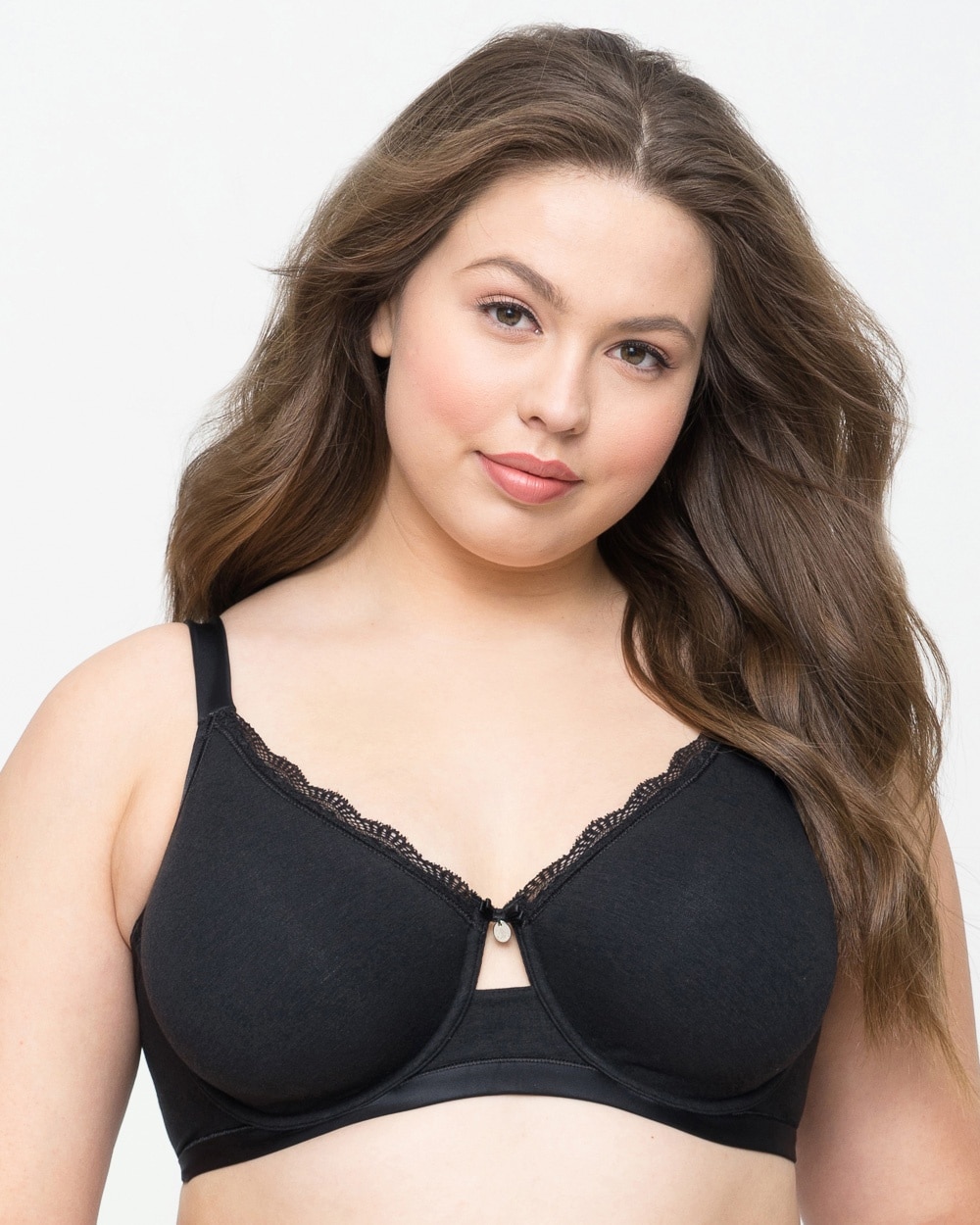 Curvy Couture Cotton Luxe Unlined Bra