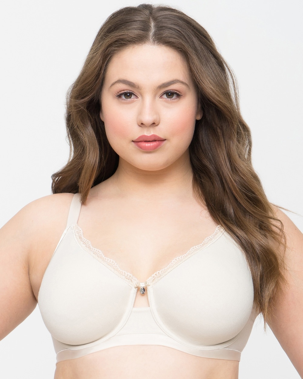 Curvy Couture Cotton Luxe Unlined Bra