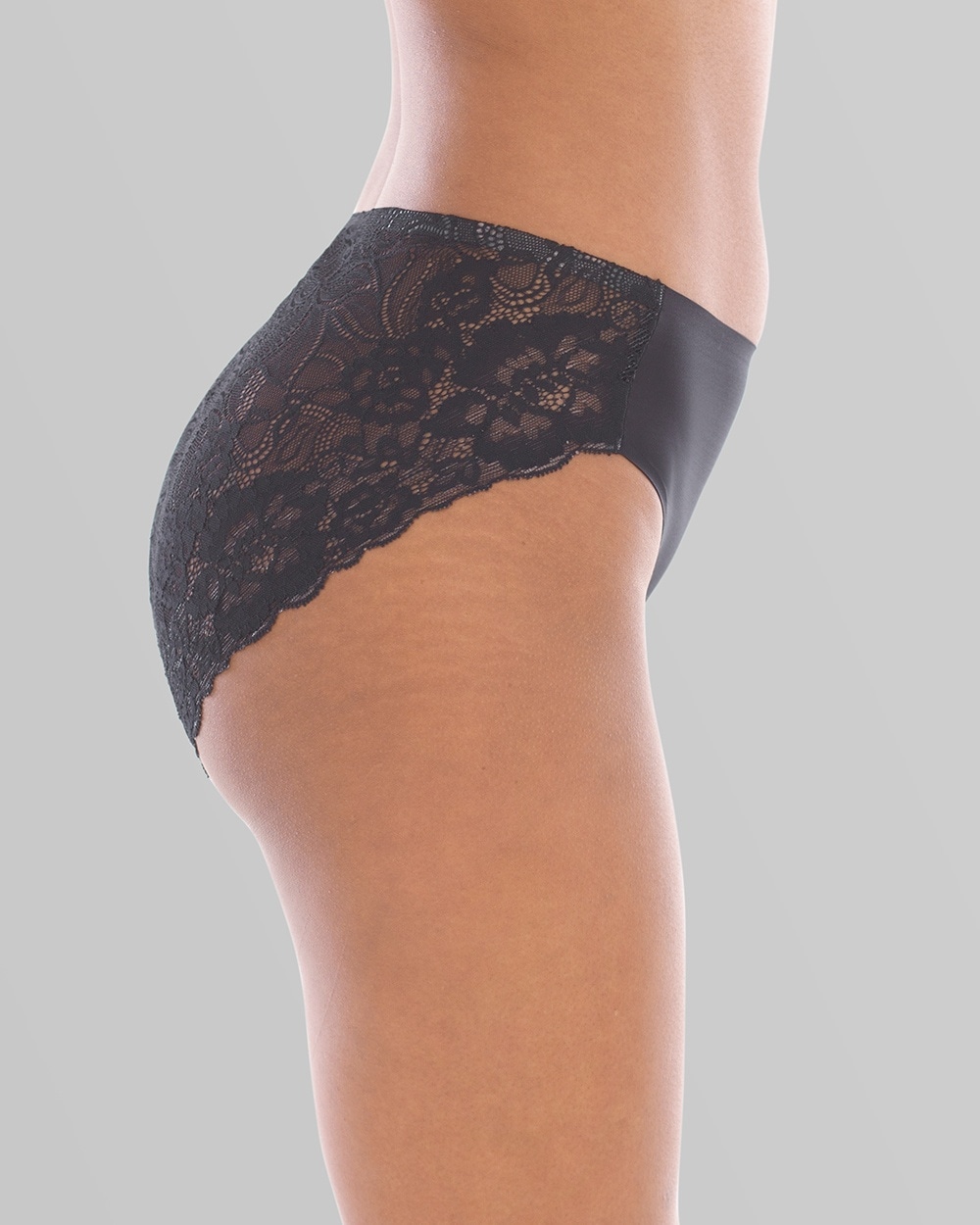 Vanishing Edge Lace Back High Leg Brief - Soma