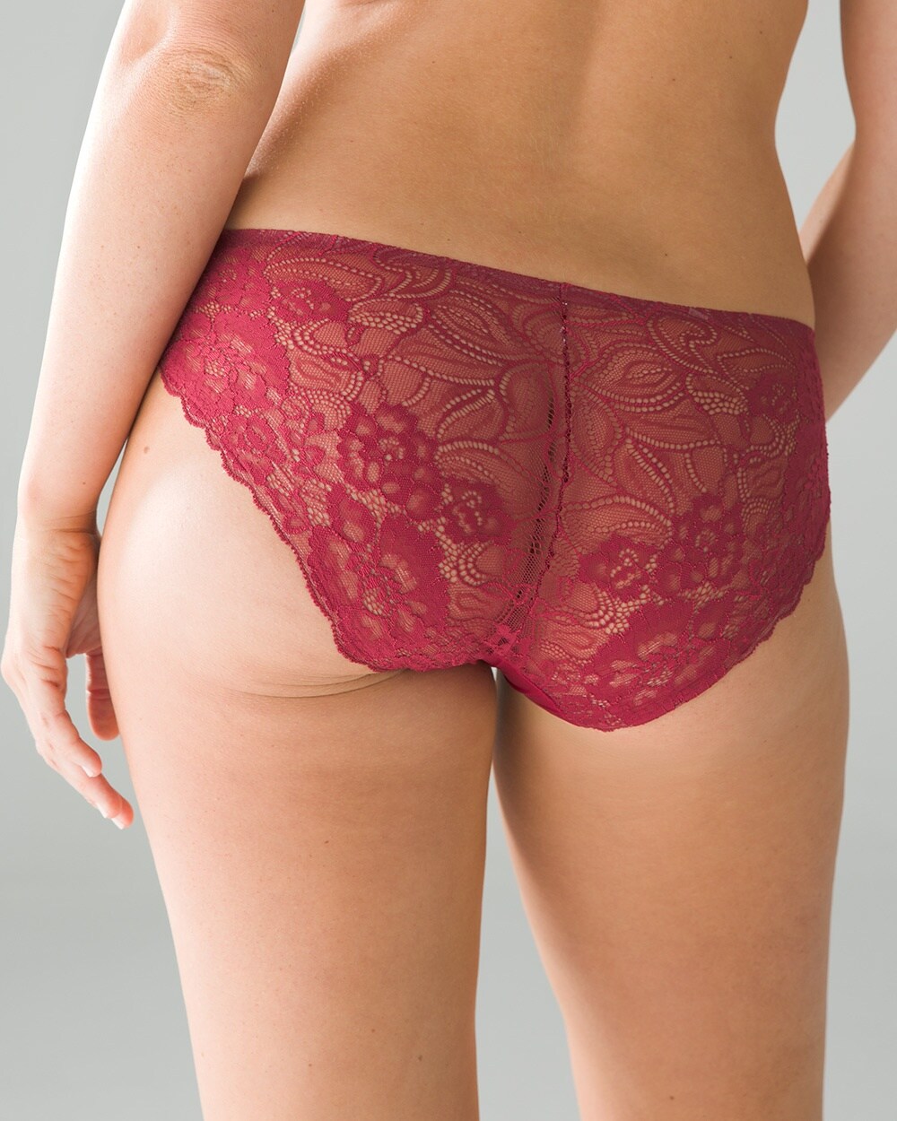 Vanishing Edge Lace Back Hipster