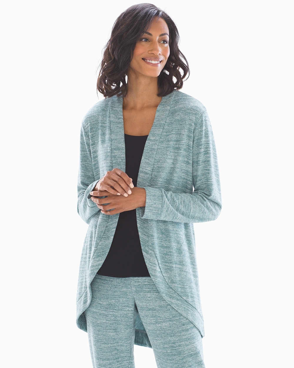 Cozy Nights Cocoon Wrap Heather Atlantic - Soma