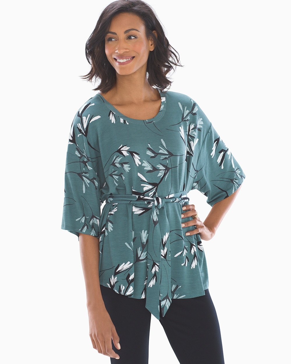 French Terry Kimono Sleeve Top