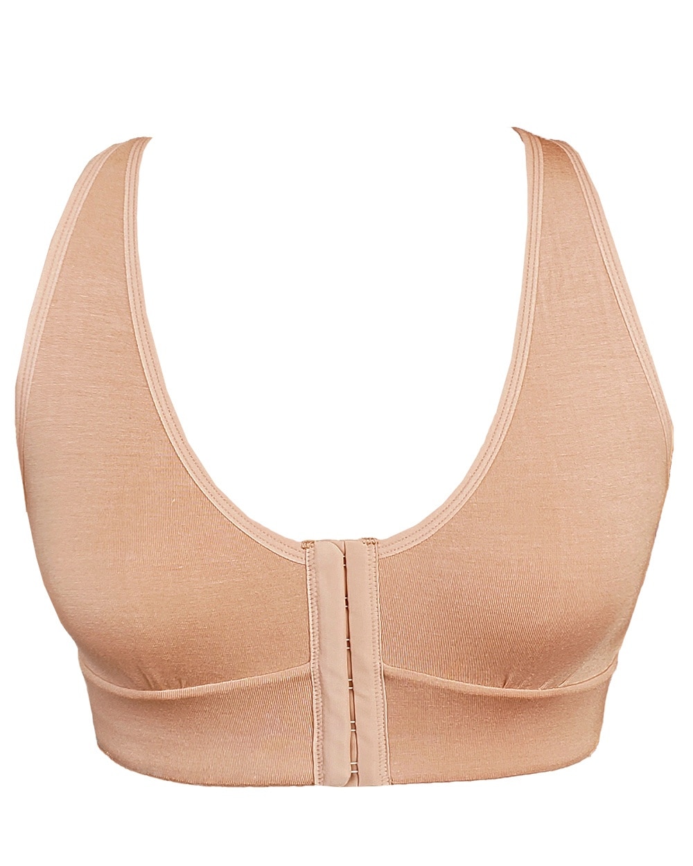 Soma Anaono Pocketed Front Closure Post Surgery Bra In Neutral