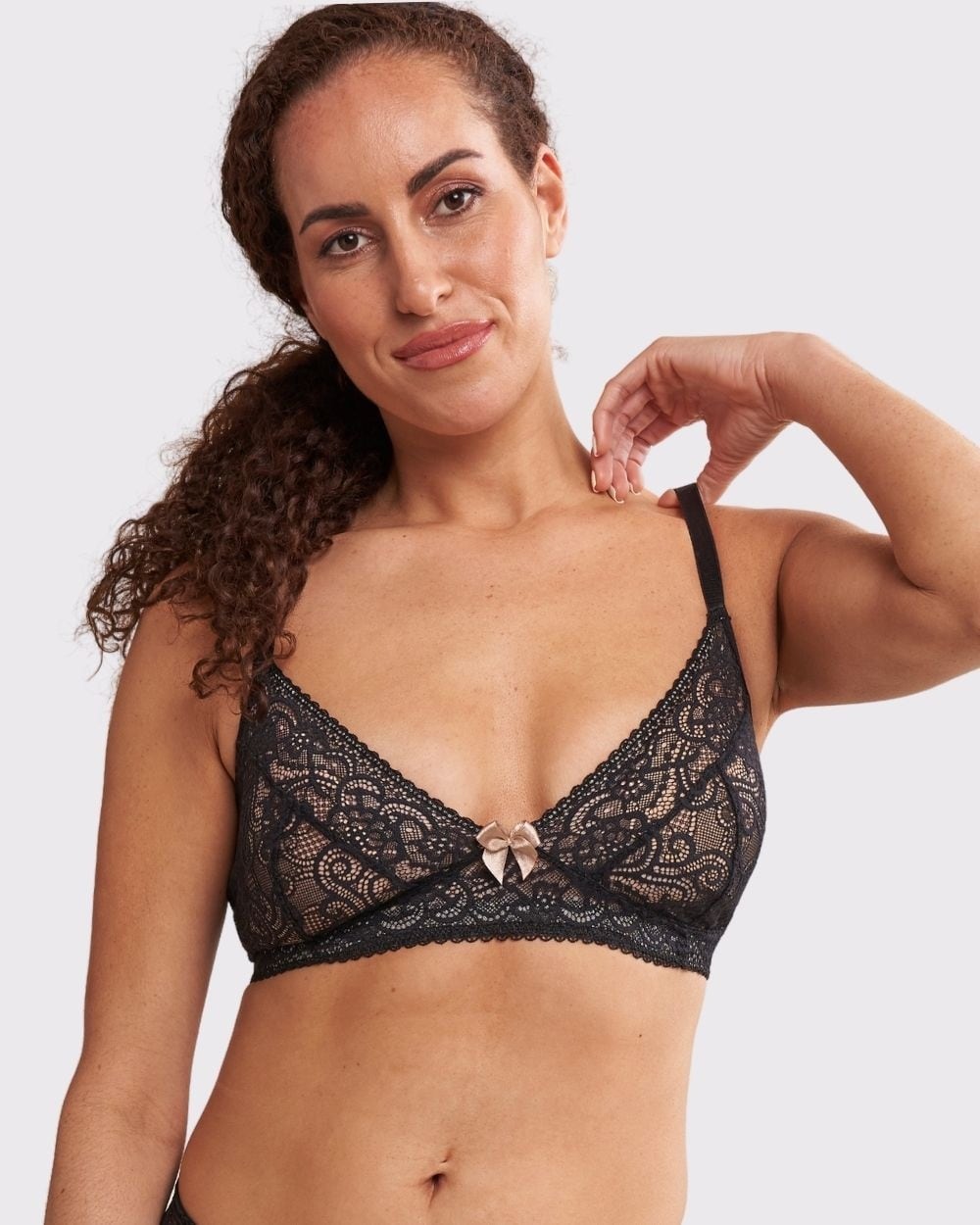 Soma Anaono Gloria Pocketed Wireless Post Surgical Bra In Black