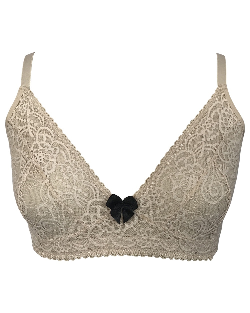 AnaOno Pocketed Front Closure Post Surgery Bra, Sand, Size XXXL, from Soma