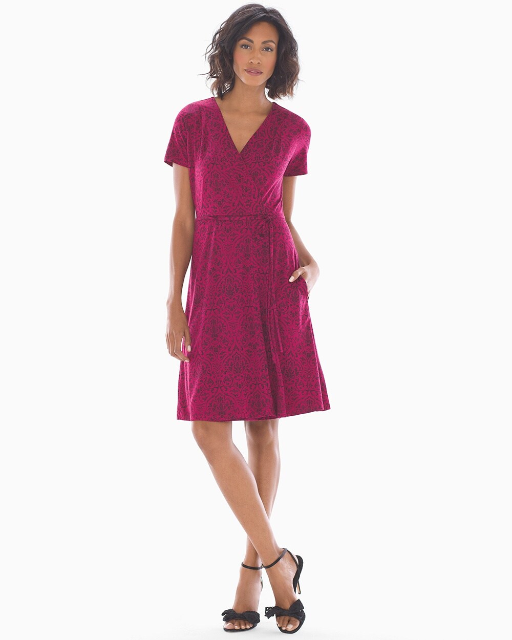 Soft Jersey Wrap Dress