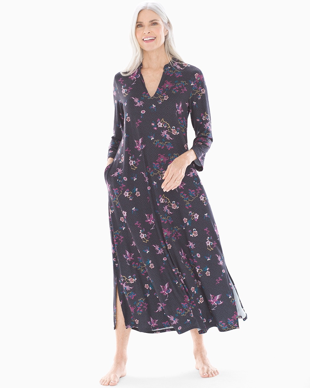 N by Natori Cozy Knit Caftan