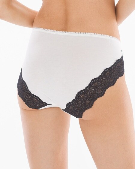 NWOT SOMA Embraceable Geo Lace Hipster Panty
