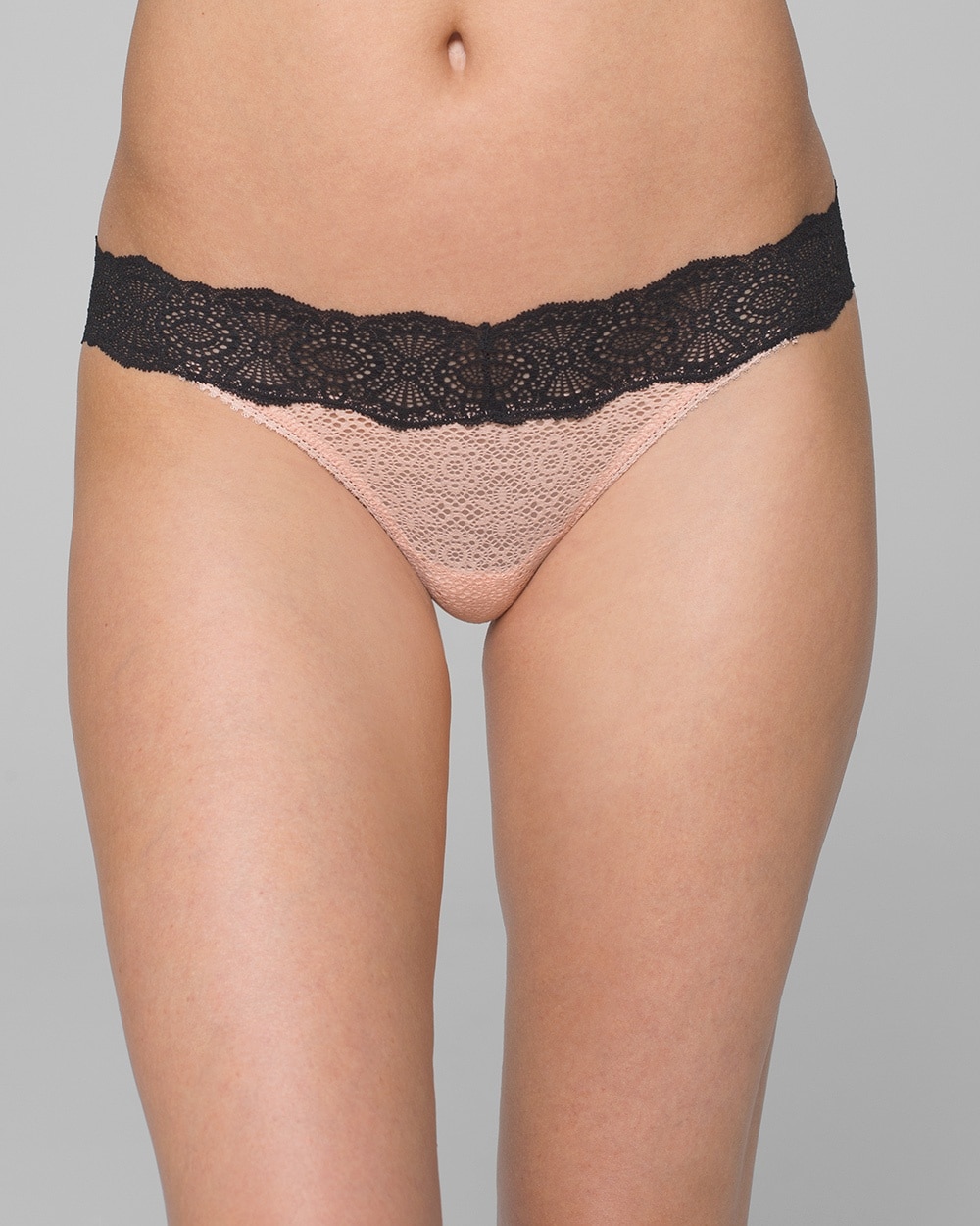 Embraceable Allover Geo Lace Thong