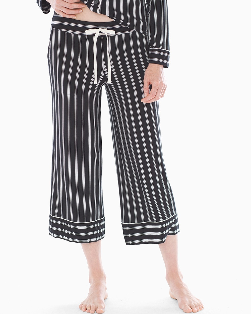 Aiklik Womens Cropped Casual Pajama Pants Cotton Sleep Lounge Pants