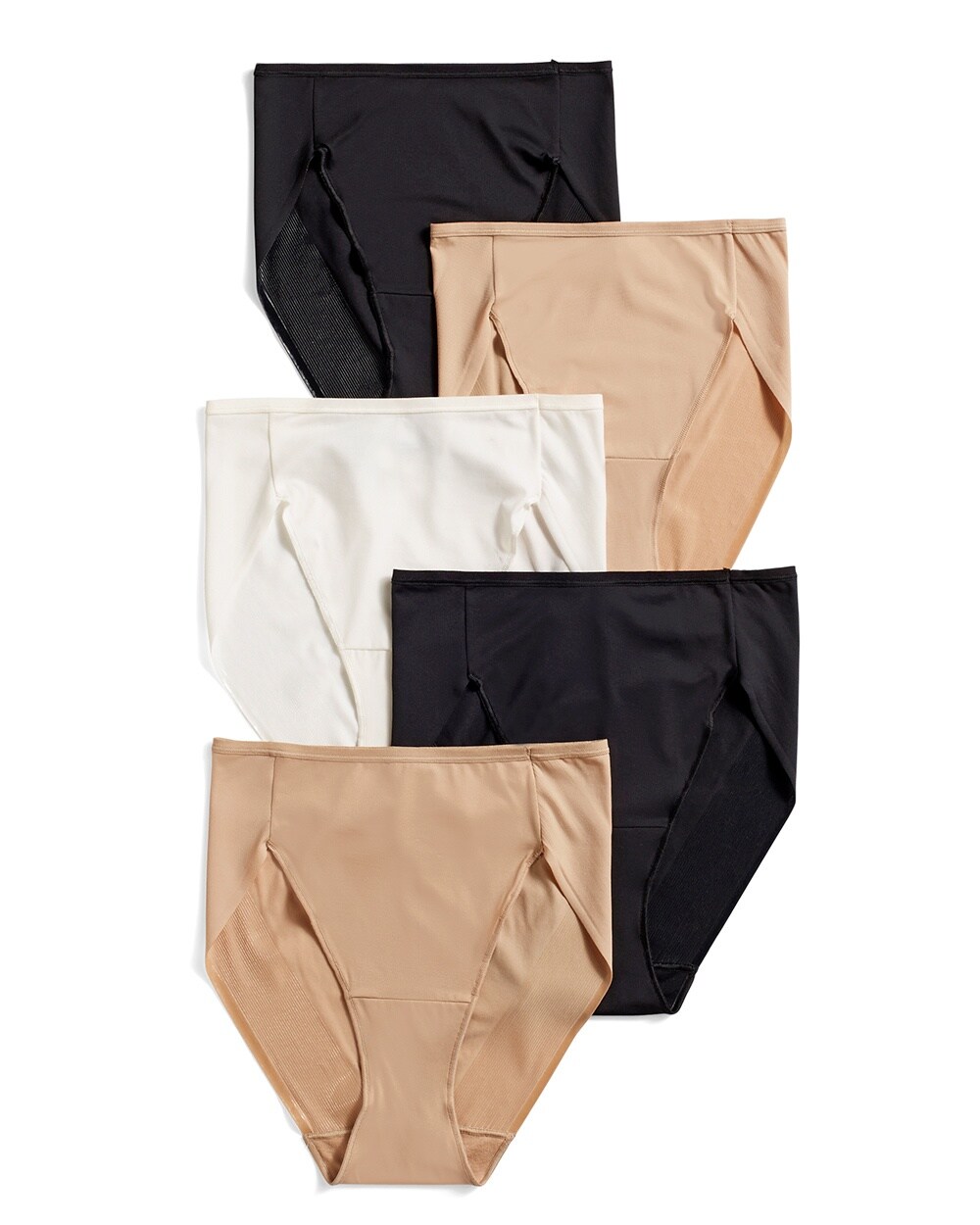 Vanishing Edge Microfiber 5-Pack High Leg Brief